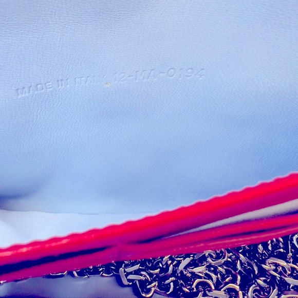 DIOR Crossbody Bag in Light Blue Cannage Lambskin Authentic Christian Dior - Picture 12 of 15